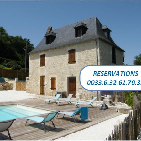 Lou Chastel, Demeure Perigourdine Climatisee Avec Piscine Privee Et Chauffee La Bachellerie Bagian luar foto