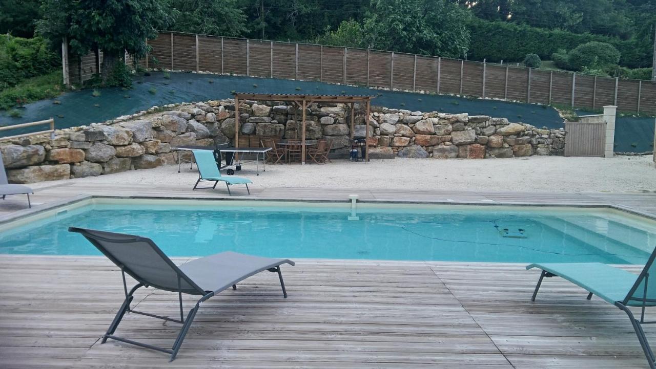 Lou Chastel, Demeure Perigourdine Climatisee Avec Piscine Privee Et Chauffee La Bachellerie Bagian luar foto