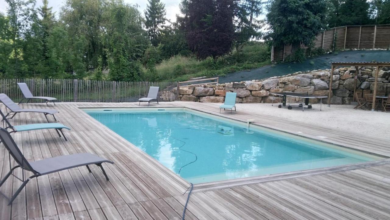 Lou Chastel, Demeure Perigourdine Climatisee Avec Piscine Privee Et Chauffee La Bachellerie Bagian luar foto